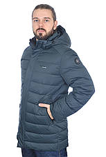 Куртка єврозима чоловіча Talifeck 25-71012 темно-зелена, фото 3