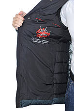 Куртка єврозима чоловіча Talifeck 25-71012 темно-зелена, фото 5