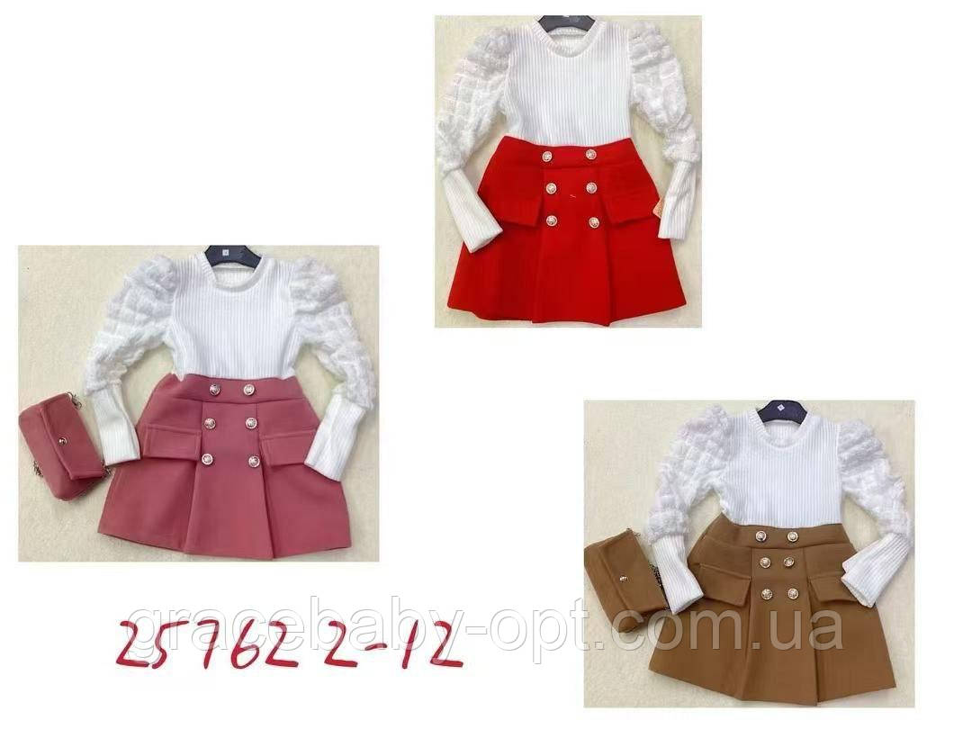 Сукня для дівчат оптом, 2-12 років,  № 25762, фото 1