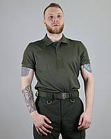 Тактична футболка-поло ULTIMATUM "Нацгвардія" (green)