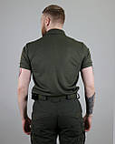 Тактична футболка-поло ULTIMATUM "Нацгвардія" (green), фото 2