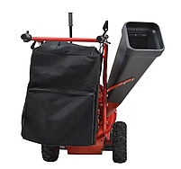 Садовий пилосос-подрібнювач гілок 6.5 к.с., 196 см³, 60 см, бак 3.6 л — HECHT 8574 PROFI, фото 3