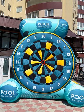 Надувний дартс інтерактивна гра для івентів і спортивних розваг 4 метри, фото 1
