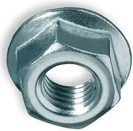 Гайка з фланцем зубчата DIN 6923 ЦБ 6,0