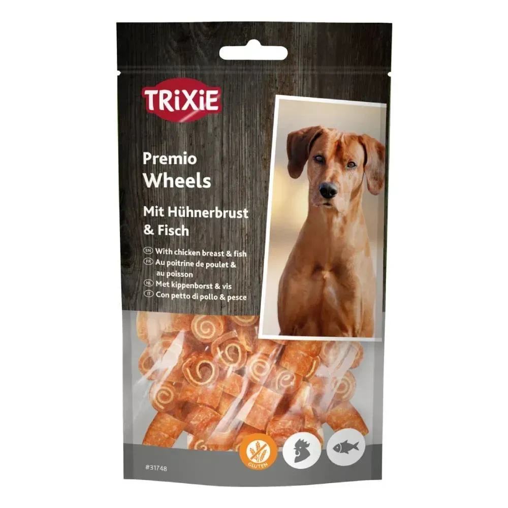 Trixie TX-31748 Premio Fish Chicken Wheels 75 г — ласощі для собак із куркою та рибою