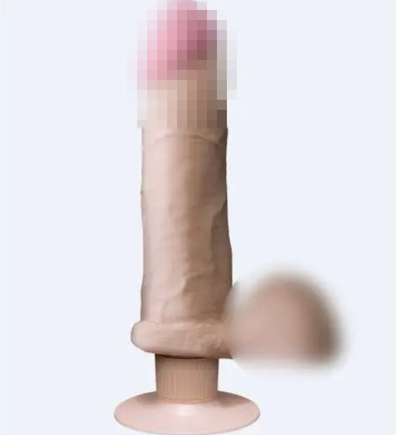 Вібратор Doc Johnson The Realistic Cock 8 inch ULTRASKYN, 24х5,1 см., фото 1