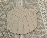 Матрацик фігурний Листочок Капучино