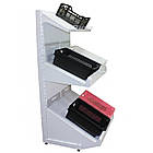 Стелаж для овочів 1900х1200 мм ТИП 2 приставний стелаж торговий, стелаж для фруктів, стелаж для ягід, торговельний стелаж, фото 3