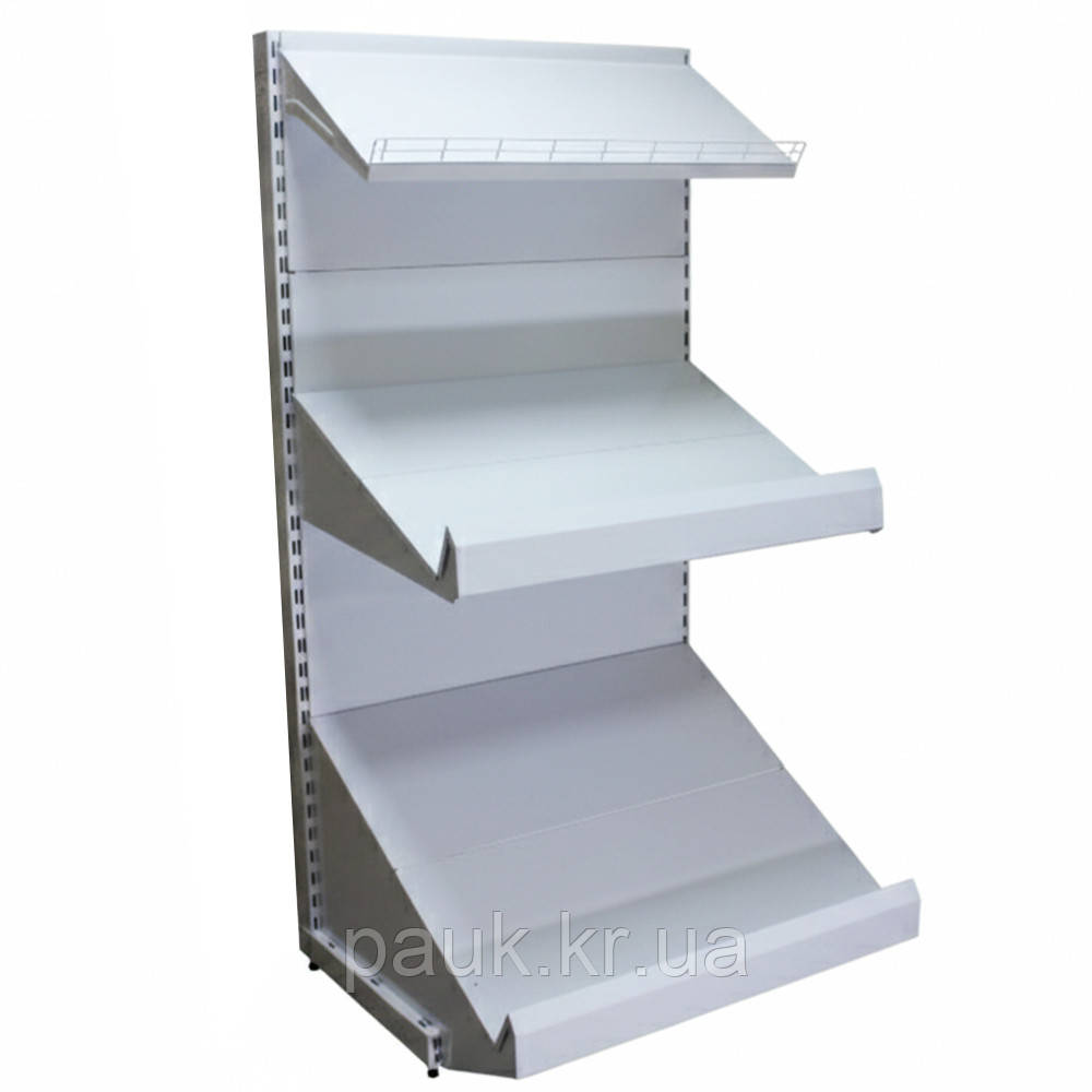 Стелаж для овочів 1900х950 мм ТИП 2 приставний стелаж торговий, стелаж для фруктів, стелаж для ягід, торговельний стелаж, фото 1