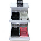 Стелаж для овочів 1900х950 мм ТИП 2 приставний стелаж торговий, стелаж для фруктів, стелаж для ягід, торговельний стелаж, фото 3