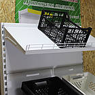 Стелаж для овочів 1900х950 мм ТИП 2 приставний стелаж торговий, стелаж для фруктів, стелаж для ягід, торговельний стелаж, фото 5