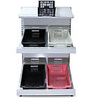 Стелаж для овочів 1900х1200 мм ТИП 2 приставний стелаж торговий, стелаж для фруктів, стелаж для ягід, торговельний стелаж, фото 4