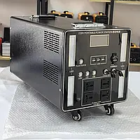 Потужна зарядна станція Lombini S5000, домашня зарядна станція, резервне живлення для дому, портативна електростанція, чорна