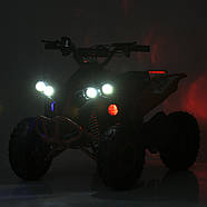 Дитячий електроквадроцикл E‑XBW‑1200 MP3 — 1200W, 48V, до 25 км/год, безщітковий мотор, надувні колеса, фото 9