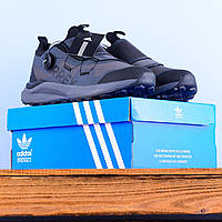 Термо Зимние Adidas Terrex Boa Мужские Кроссовки черные с серым