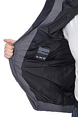 Куртка єврозима чоловіча Denenburg 25-71037 темно-сіра, фото 5