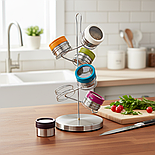 Набір баночок для спецій Herisson з підставкою 6 шт, 36 см, фото 2