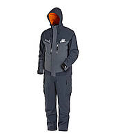 Костюм демісезонний мембранний з утеплювачем Norfin REBEL PRO GRAY 20000 мм Dermizax