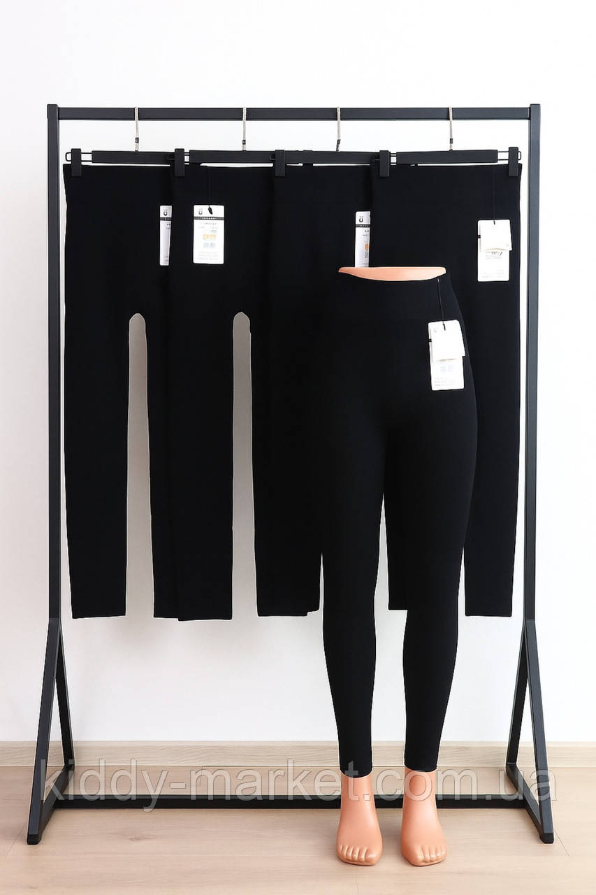 Безшовні лосини на хутрі жіночі 48-54р, фото 1