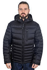 Куртка єврозима чоловіча Indaco 25-IC460CQ чорна, фото 2