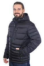 Куртка єврозима чоловіча Indaco 25-IC460CQ чорна, фото 3