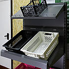 Стелаж для овочів та фруктів 1900х950 мм ТИП 8, приставний стелаж для ящиків, торговий стелаж металевий, стелаж в овочевий магазин, фото 8