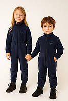 Тёплый детский ромпер из флиса полар с вышивкой