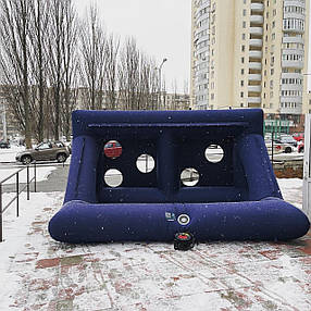 Надувні футбольні ворота з отворами для влучності 2 м, фото 3