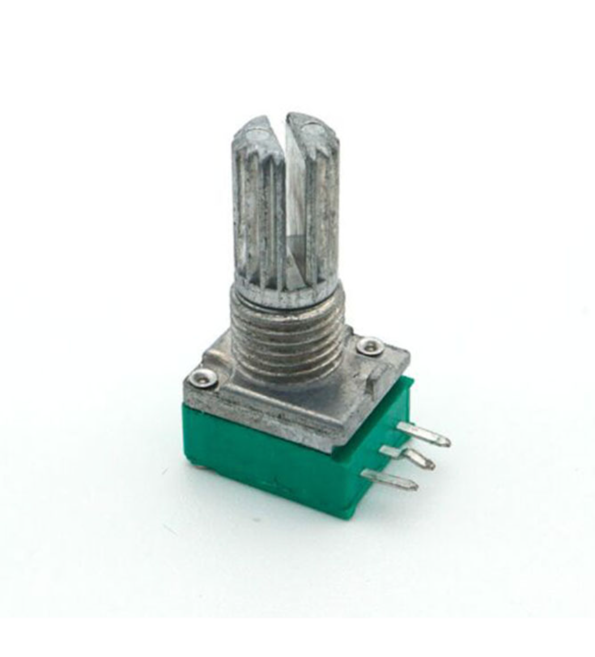 Змінний резистор RK097N 3 контакти односекційний B1K — потенціометр 1 кОм, 300°