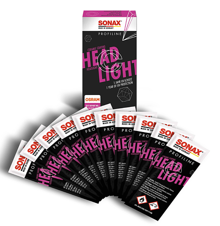 Керамічне захисне покриття для пластикових фар Sonax PROFILINE Headlight Coating UV-filter 50 мл, фото 1
