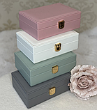 🤍Елегантний органайзер для прикрас, відмінної якості, стильний, компактний, різних кольорів, фото 5