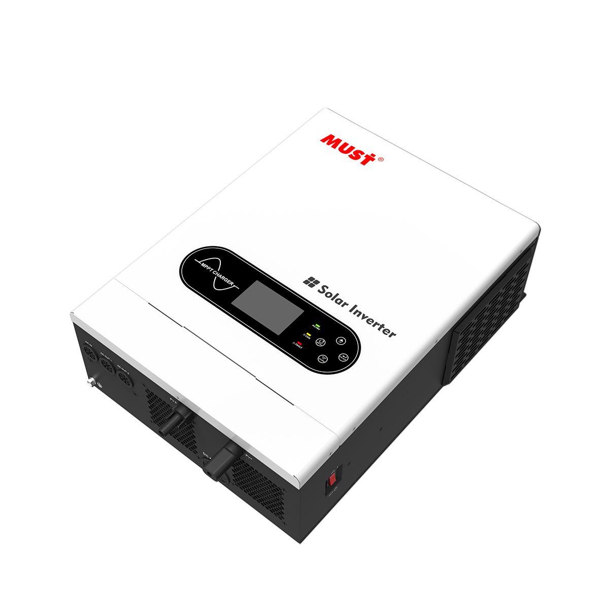 Гібридний інвертор 2000VA/1600W 12V Must PV1800-1612 ECO струм заряду 16-80А, MPPT 80А, фото 1