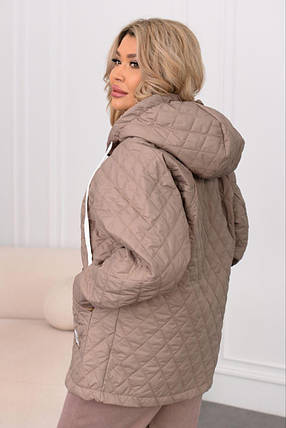 Весняна куртка демі великого розміру Україна Розміри: 48-50, 52-54, 56-58, 60-62, фото 3