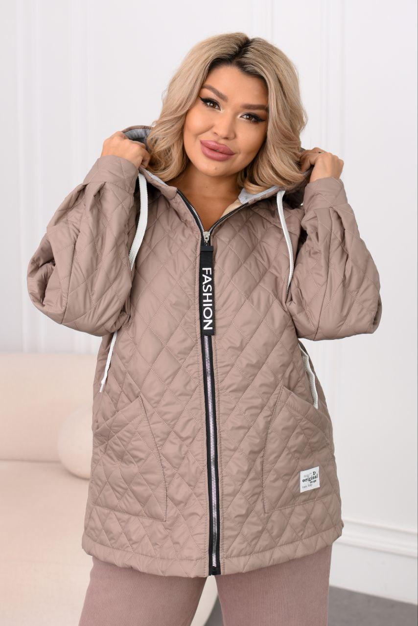 Весняна куртка демі великого розміру Україна Розміри: 48-50, 52-54, 56-58, 60-62