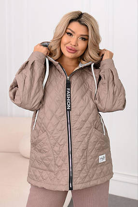 Весняна куртка демі великого розміру Україна Розміри: 48-50, 52-54, 56-58, 60-62, фото 1