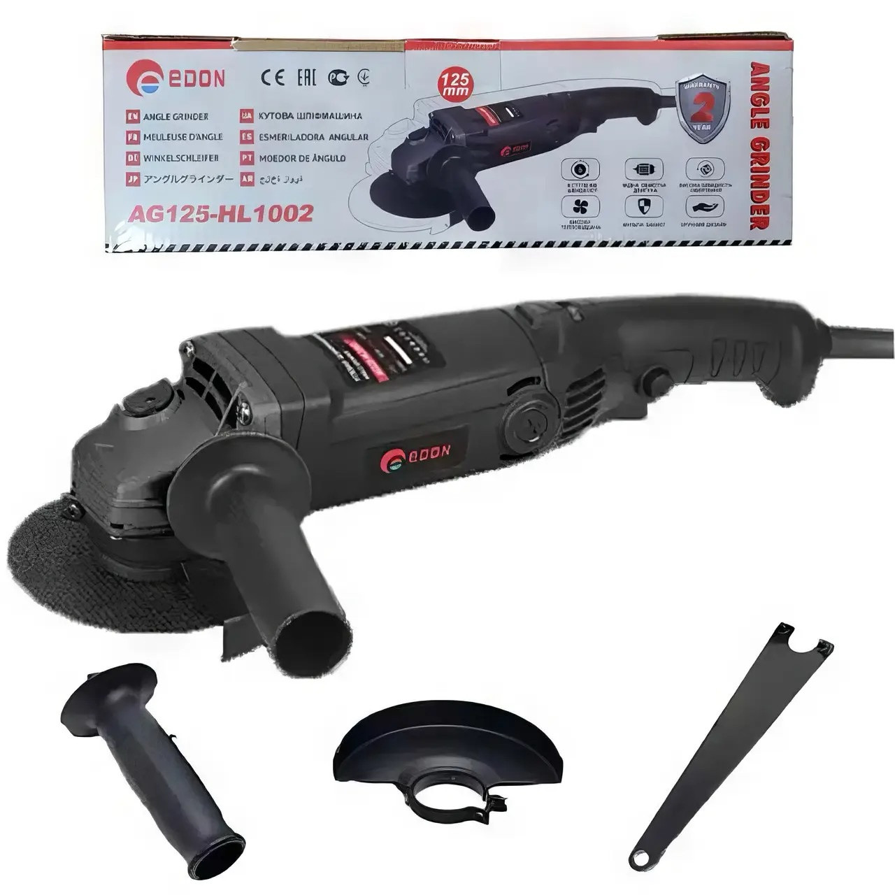 Кутошліфувальна машина EDON AG-125/HL1002