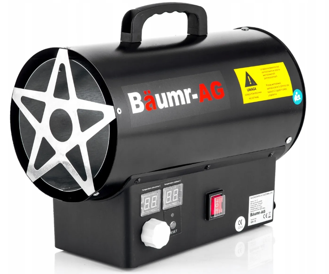 Газовий обігрівач BAUMR-AG 30кВт промисловий обігрівач для дачі