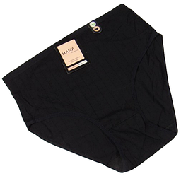 Бавовняні трусики 4XL чорні Hana 38360