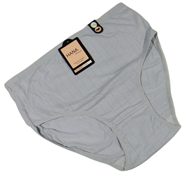 Бавовняні трусики 4XL сіро-блакитні Hana 38360