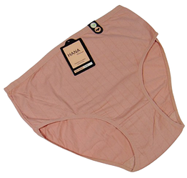 Бавовняні трусики 6XL пудрові Hana 38360