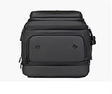 Чоловічий рюкзак для ділових подорожей, рюкзак із розширенням відділення для взуття, дорожня сумка оптом, фото 7