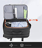 Чоловічий рюкзак для ділових подорожей, рюкзак із розширенням відділення для взуття, дорожня сумка оптом, фото 9