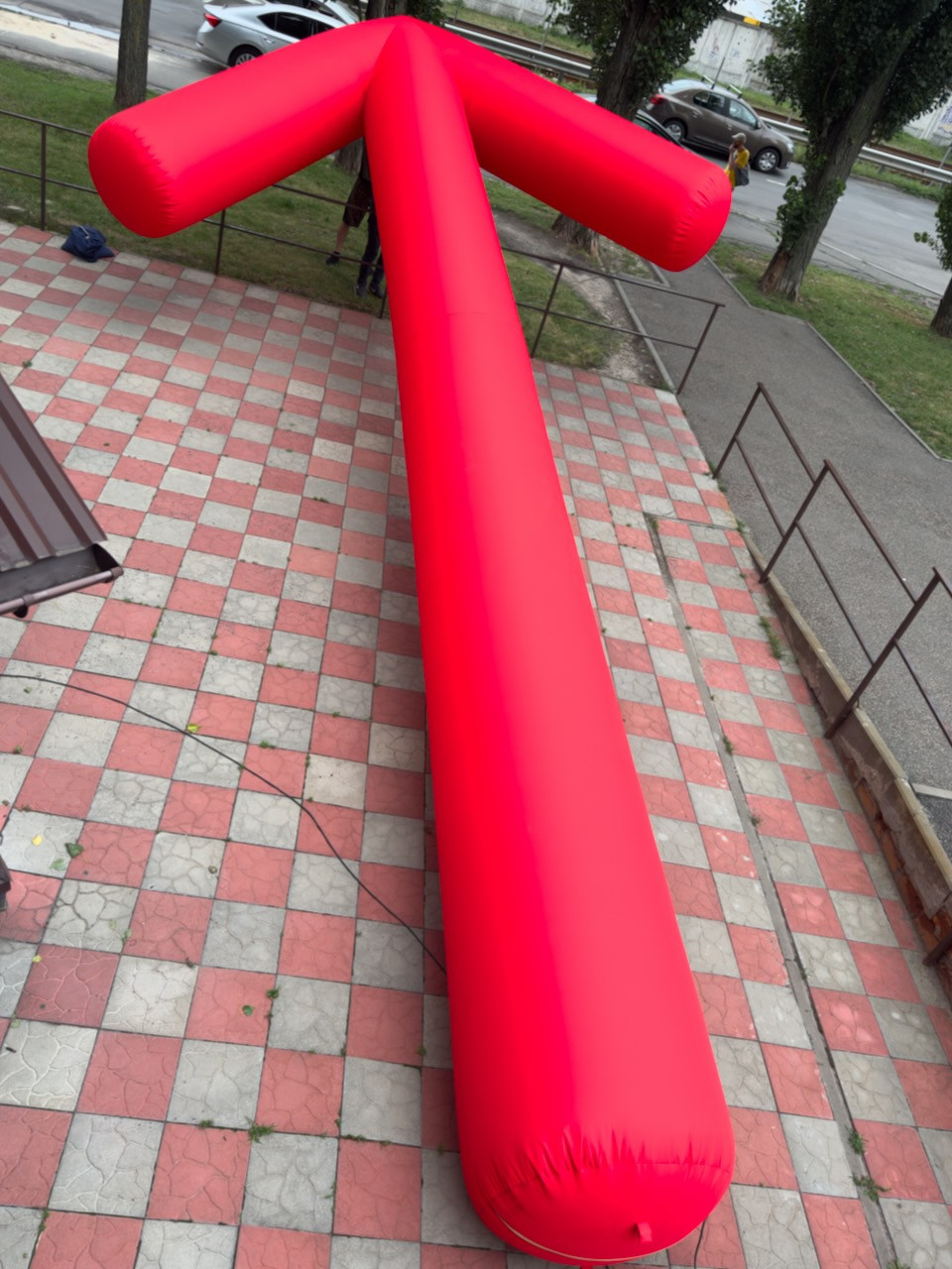 Надувна стрілка для парашутистів із вентилятором 6 м