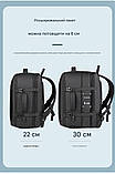 Чоловічий рюкзак для ділових подорожей, рюкзак із розширенням відділення для взуття, дорожня сумка оптом, фото 5