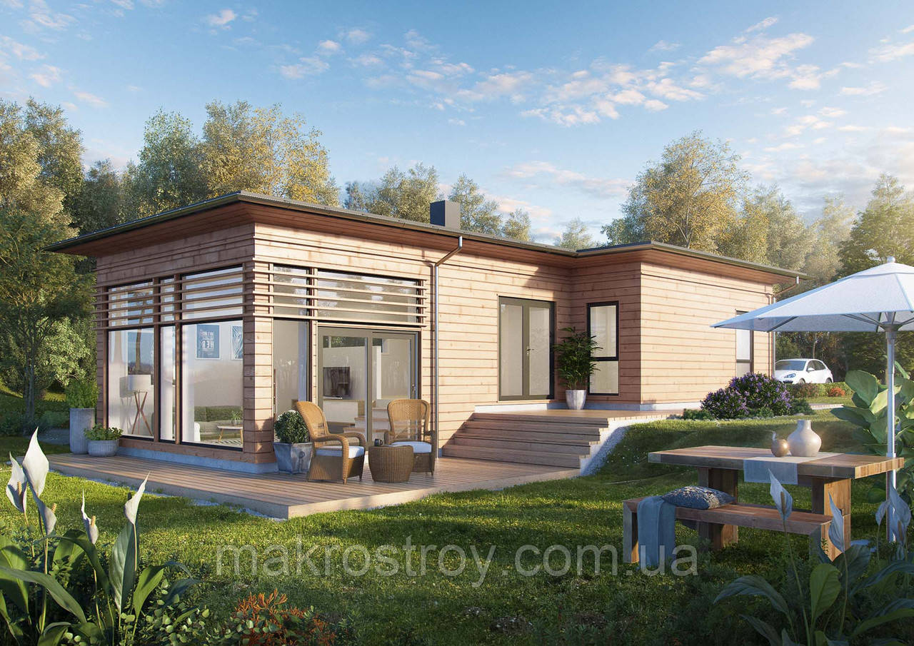 Проект удома у двох рівнях Mode 72 кв.м., фото 1