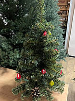 Ялинка настільна з штучної хвої декорована А-39 40 см, фото 3