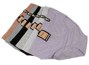 Набір трусиків великого розміру 6 шт 6XL різнобарвні Hana 38360