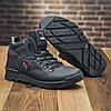 Зимові чоловічі шкіряні черевики, кросівки чорні утеплені з натуральної шкіри на хутрі на зиму для чоловіків, розмір 40-45, фото 5
