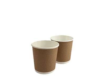 Стакан 2-шаровий Крафт 185мл (70шт)