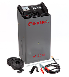 Пуско-зарядний пристрій АТ-3016,Пускозарядний пристрій 12 В - 24 В, 300 А, 1.2 кВт INTERTOOL, Універсальна зарядка